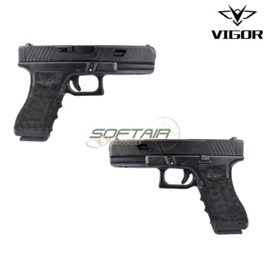 Gas Pistol G17 BLACK Stippling Vigor (vg1-b)