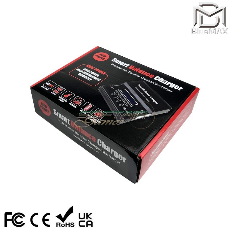 Carica Batterie LiPo / LiFe / Li-Ion / NiMH / NiCd Technology I6AC Smart Bluemax-power® (bmp-i6ac-charger) Carica Batterie LiPo / LiFe / Li-Ion / NiMH / NiCd Technology I6AC Smart Bluemax-power® (bmp-i6ac-charger)
