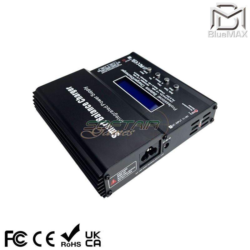 Battery Charger LiPo / LiFe / Li-Ion / NiMH / NiCd Technology I6AC Smart Bluemax-power® (bmp-i6ac-charger) Battery Charger LiPo / LiFe / Li-Ion / NiMH / NiCd Technology I6AC Smart Bluemax-power® (bmp-i6ac-charger)