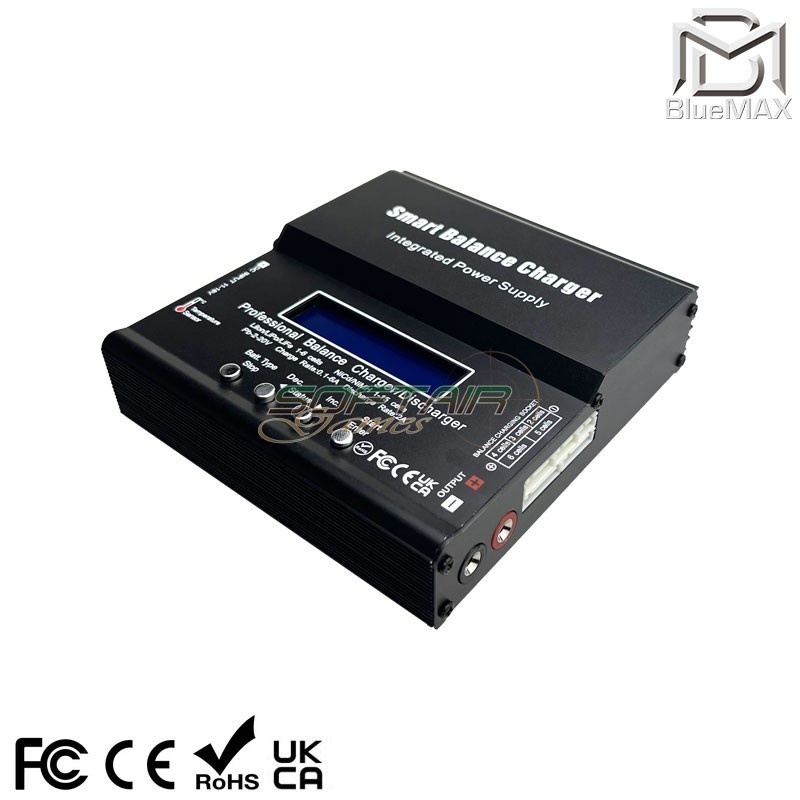 Battery Charger LiPo / LiFe / Li-Ion / NiMH / NiCd Technology I6AC Smart Bluemax-power® (bmp-i6ac-charger) Battery Charger LiPo / LiFe / Li-Ion / NiMH / NiCd Technology I6AC Smart Bluemax-power® (bmp-i6ac-charger)