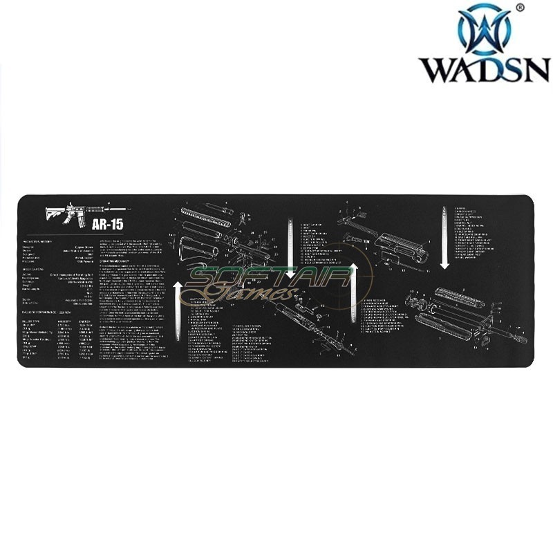 Rubber Mouse Pad XL AR-15  WADSN (wa2002)