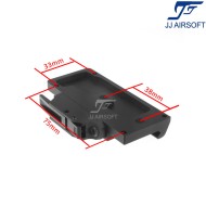 QD Mount BLACK for SRS 1x38 Red Dot JJ Airsoft (ja-1767-bk)
