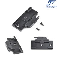 QD Mount BLACK for SRS 1x38 Red Dot JJ Airsoft (ja-1767-bk)