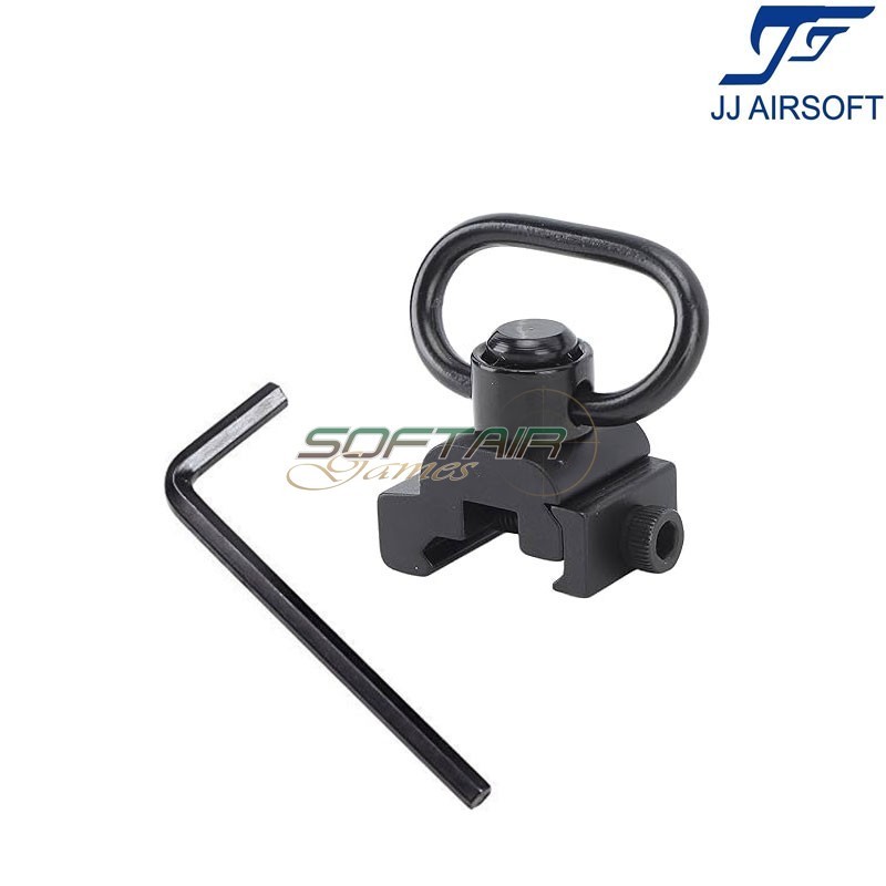QD Sling Swivel 20mm BLACK for RMR JJ Airsoft (ja-1718-bk)