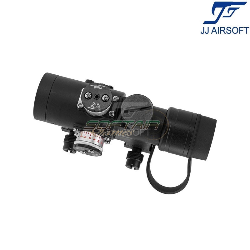 Dot Kobra 1x28 PK-A Ak Serie SKS / SVD BLACK Weaver Version JJ Airsoft (ja-5006-bk)