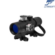 Dot Kobra 1x28 PK-A Ak Series SKS / SVD BLACK Weaver Version JJ Airsoft (ja-5006-bk)