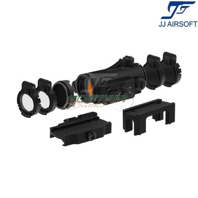 ZV-1 Red Dot with Low Mount and Riser BLACK JJ Airsoft (ja-5008-bk)