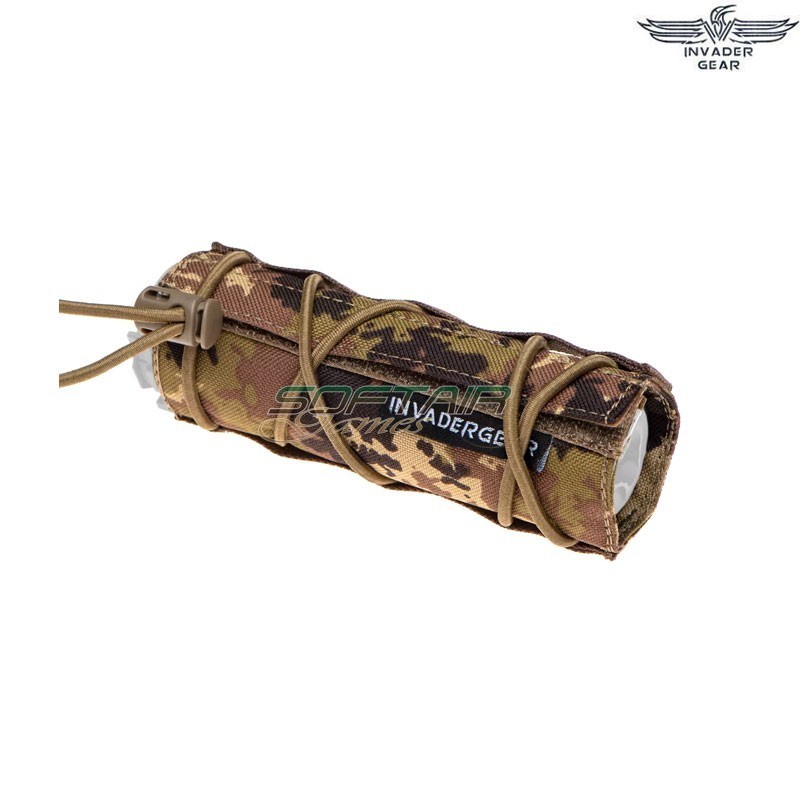 Cover per silenziatore 14cm VEGETATO Invader Gear (ig-34793-veg)
