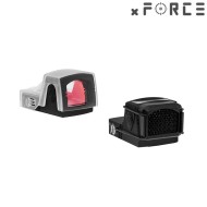 Sight SOLAR Power Mini Red Dot con Cantilevered QD Mount NERO xForce (xf-xr021blk)