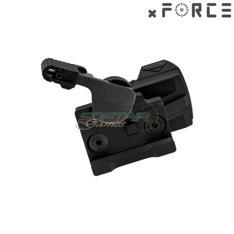 Sight SOLAR Power Mini Red Dot with Cantilevered QD Mount BLACK xForce (xf-xr021blk)