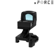 Sight SOLAR Power Mini Red Dot with Cantilevered QD Mount BLACK xForce (xf-xr021blk)