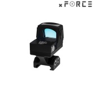 Sight SOLAR Power Mini Red Dot with SRW IB Mount BLACK xForce (xf-xr022blk)