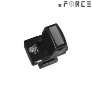 Sight SOLAR Power Mini Red Dot con Lightweight SRW IB Mount NERO xForce (xf-xr023blk)