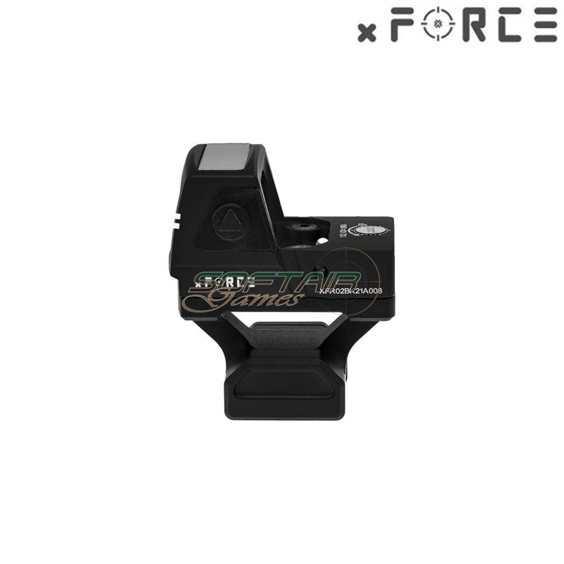 Sight SOLAR Power Mini Red Dot con Lightweight SRW IB Mount NERO xForce (xf-xr023blk)