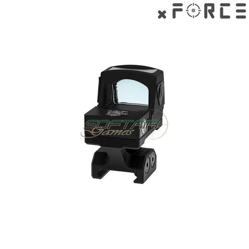 Sight SOLAR Power Mini Red Dot with Lightweight SRW IB Mount BLACK xForce (xf-xr023blk)