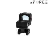 Sight SOLAR Power Mini Red Dot with Lightweight SRW IB Mount BLACK xForce (xf-xr023blk)