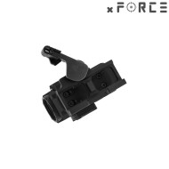 XTSW Red Dot Sight with QD Riser Mount BLACK xForce (xf-xr031blk)