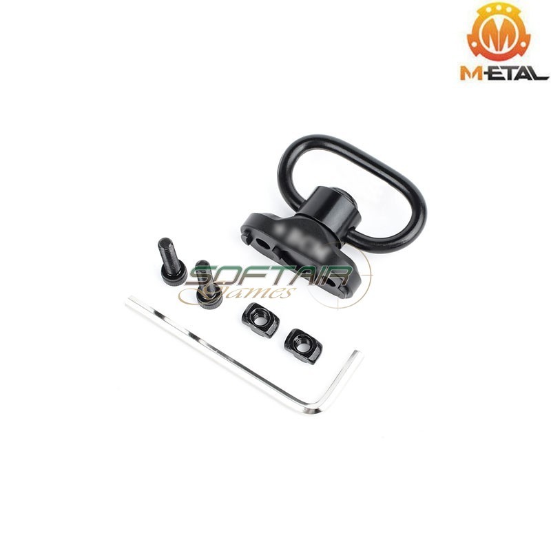 QD sling mount BLACK BM Style for LC and Keymod Metal® (me04021-bk-lo)
