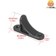 Hand-Stop Angled foregrip BLACK B5 Style LC & Keymod Metal® (me06092-bk-lo) Hand-Stop Angled foregrip BLACK B5 Style LC & Keymod Metal® (me06092-bk-lo)