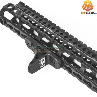 Hand-Stop Angled foregrip BLACK B5 Style LC & Keymod Metal® (me06092-bk-lo)
