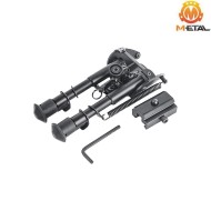 Harris Style Bipod BLACK for 20mm Weawer Metal® (me07003-bk)