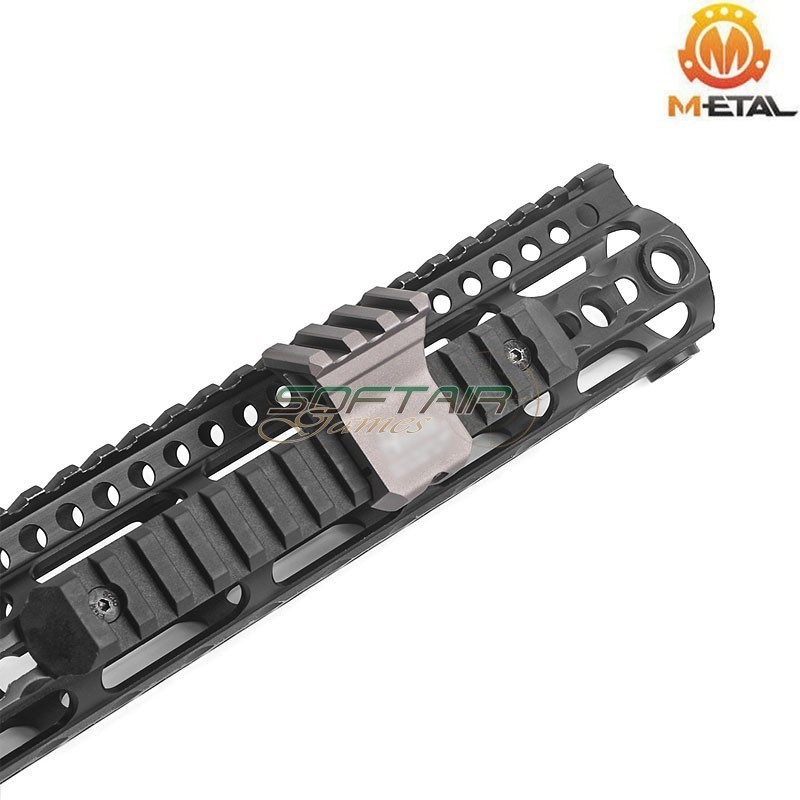 Offset Rail 1 O'Clock DARK EARTH Dan. D. Style Metal® (me08031-de-lo)