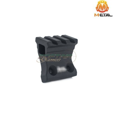 Offset Rail 1 O'Clock BLACK Dan. D. Style LC & Keymod Metal® (me08032-bk-lo)