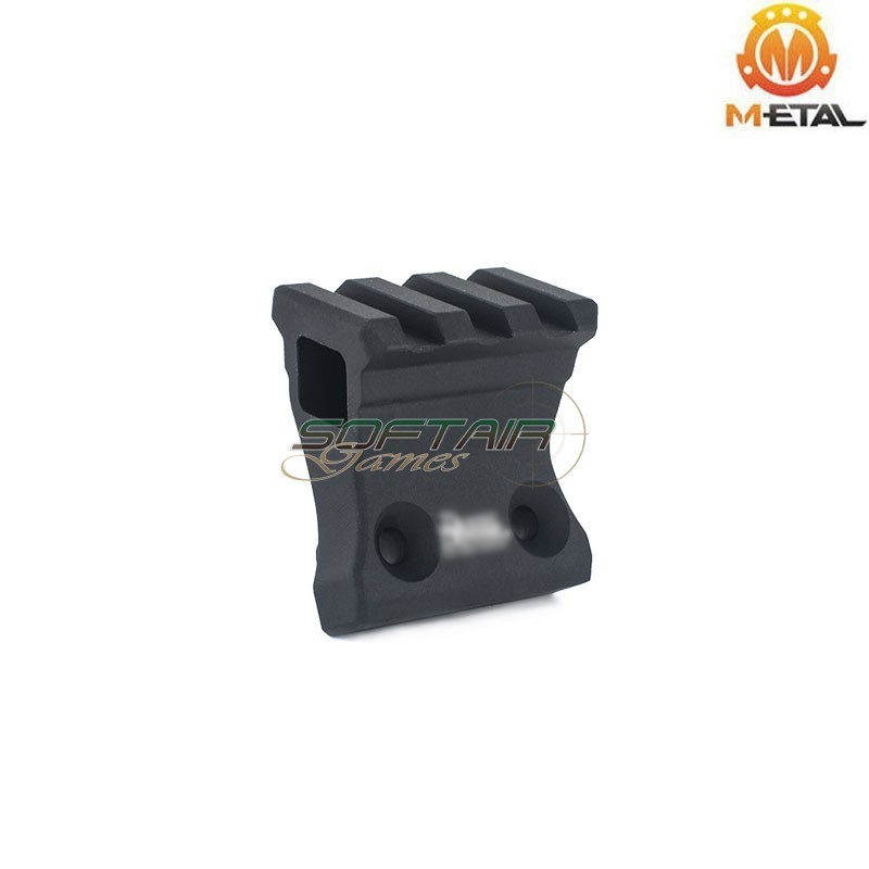 Offset Rail 1 O'Clock BLACK Dan. D. Style LC & Keymod Metal® (me08032-bk-lo)