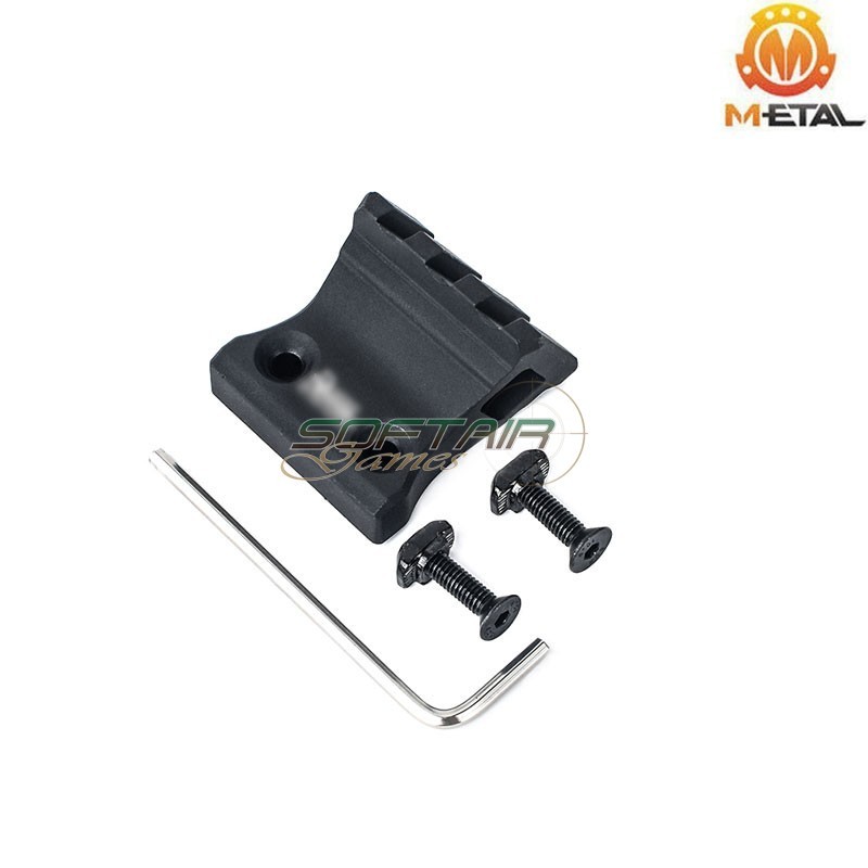 Offset Rail 1 O'Clock BLACK Dan. D. Style LC & Keymod Metal® (me08032-bk-lo)