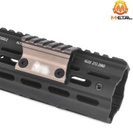 SMR Offset Rail 1 O'Clock BLACK Dan. D. Style LC & Keymod Metal® (me08033-bk-lo)