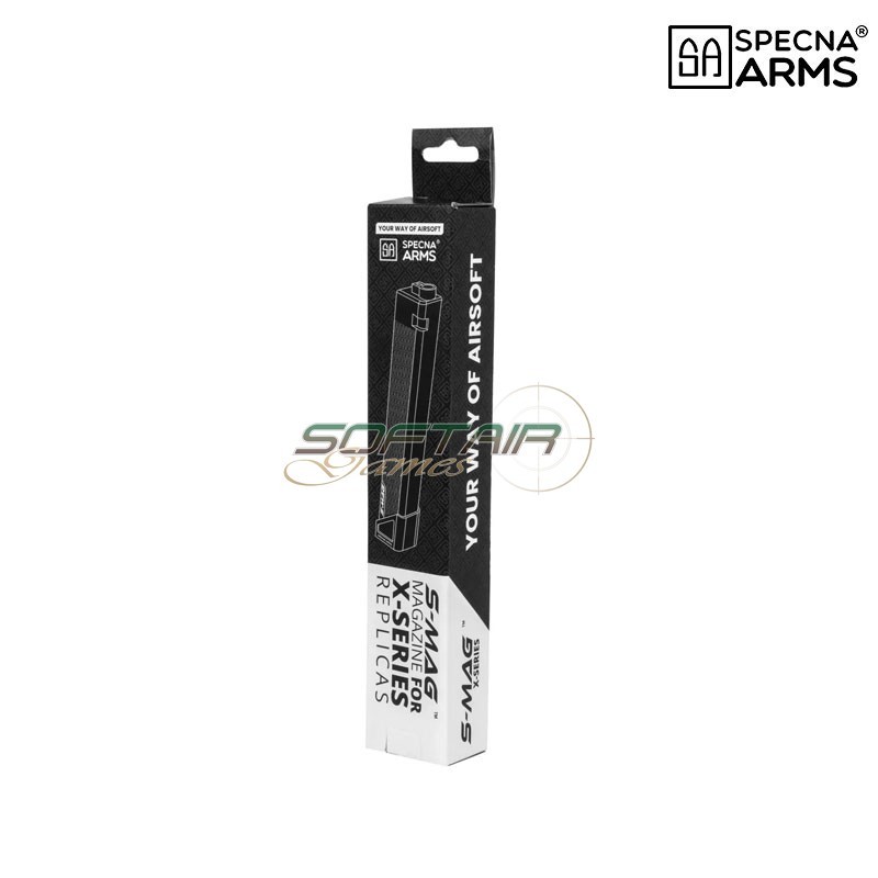 Mid-cap S-Mag polymer magazine 100bb GREY for ARP9 X-Series Specna Arms® (spe-05-035406)