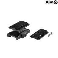 Red Dot RO P-2 Style BLACK Aim-o (ao6011-bk)