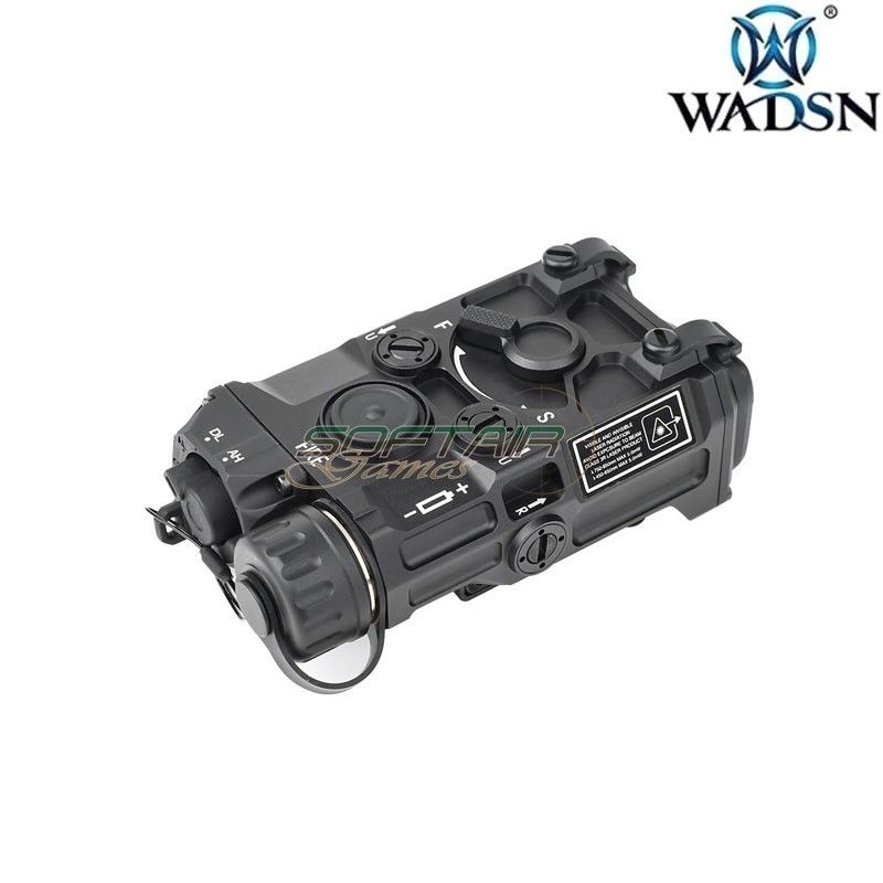 WADSN LED TORCH AND LASER AN / PEQ BLACK