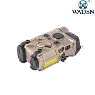 PEQ OGL Style DARK EARTH RED/IR Laser - Flashlight Wadsn (wd6081-t)