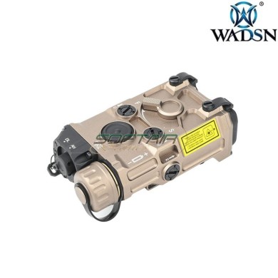 PEQ OGL Style DARK EARTH RED/IR Laser - Flashlight Wadsn (wd6081-t)