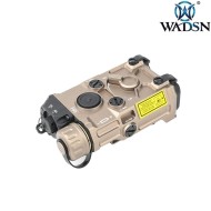 PEQ OGL Style DARK EARTH RED/IR Laser - Flashlight Wadsn (wd6081-t)