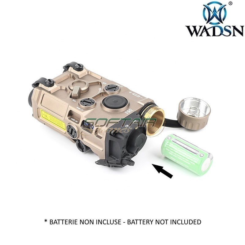 PEQ OGL Style DARK EARTH RED/IR Laser - Flashlight Wadsn (wd6081-t)