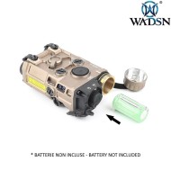 PEQ OGL Style DARK EARTH RED/IR Laser - Flashlight Wadsn (wd6081-t)