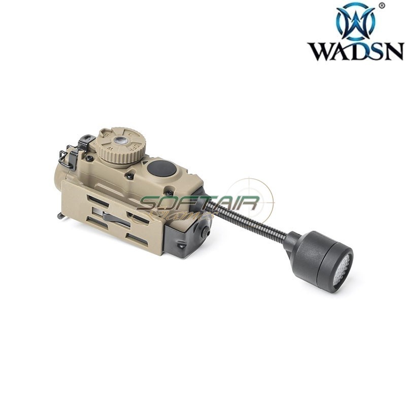 Helmet flashlight DARK EARTH LED/IR Flashlight Wadsn (wd05001-t)