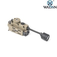 Torcia elmetto DARK EARTH LED/IR Flashlight Wadsn (wd05001-t)