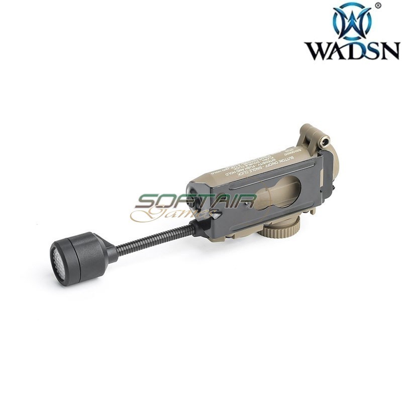 Helmet flashlight DARK EARTH LED/IR Flashlight Wadsn (wd05001-t)