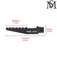 Support mount Picatinny BLACK for T1 Mount MilSim Series (ms-02016-bk) Support mount Picatinny BLACK for T1 Mount MilSim Series (ms-02016-bk)