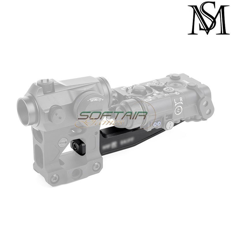 Support mount Picatinny BLACK per T1 Mount MilSim Series (ms-02016-bk) Support mount Picatinny BLACK per T1 Mount MilSim Series (ms-02016-bk)