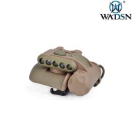 Helmet Light Set Gen 2 DARK EARTH Wadsn (wex029-de-red)