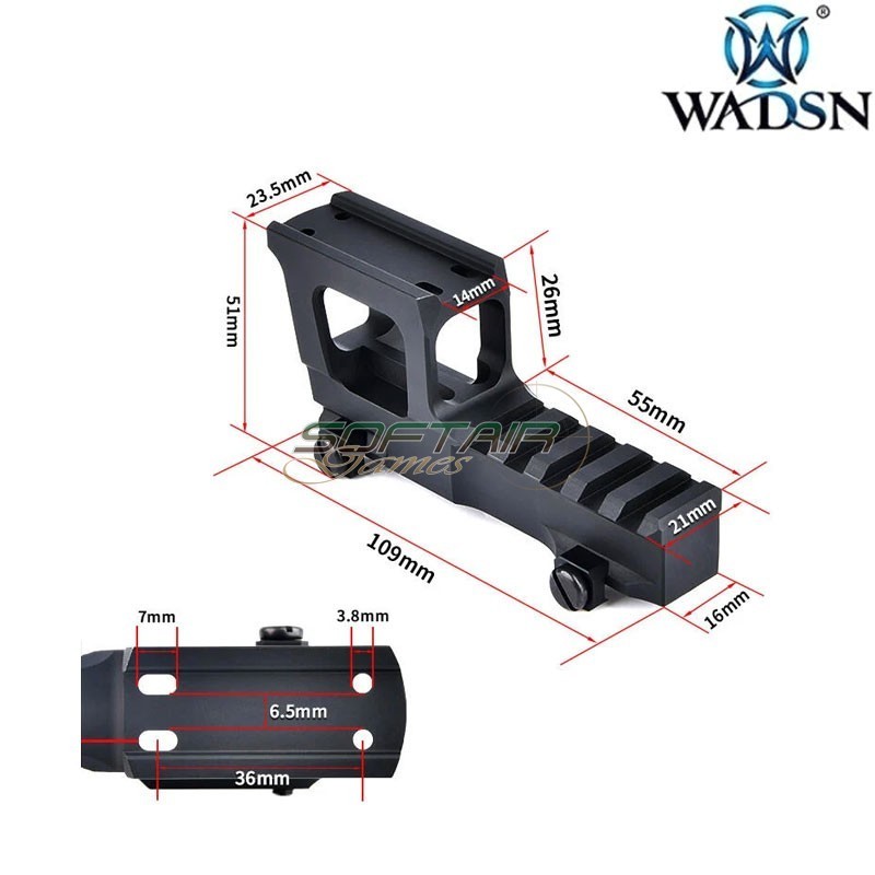 Mount Micro NVG T1/T2 DARK EARTH Wadsn (ws02012-de)