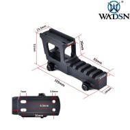 Mount Micro NVG T1/T2 DARK EARTH Wadsn (ws02012-de)