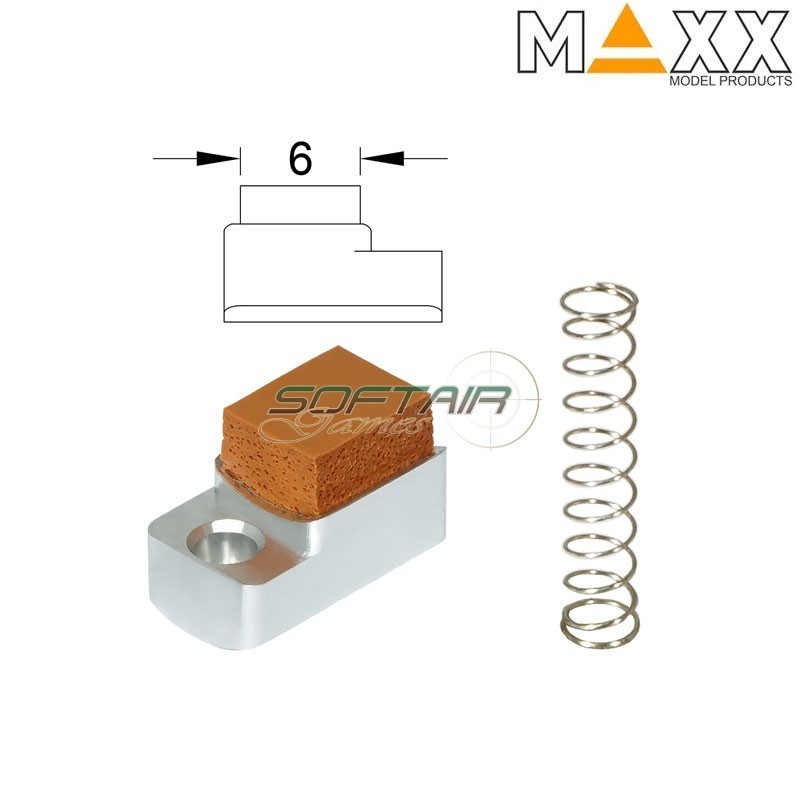 Hopup Chamber Soft Flat Nub 6mm per EVO-3 Maxx Model (mx-hop020sf6) Hopup Chamber Soft Flat Nub 6mm per EVO-3 Maxx Model (mx-hop020sf6)