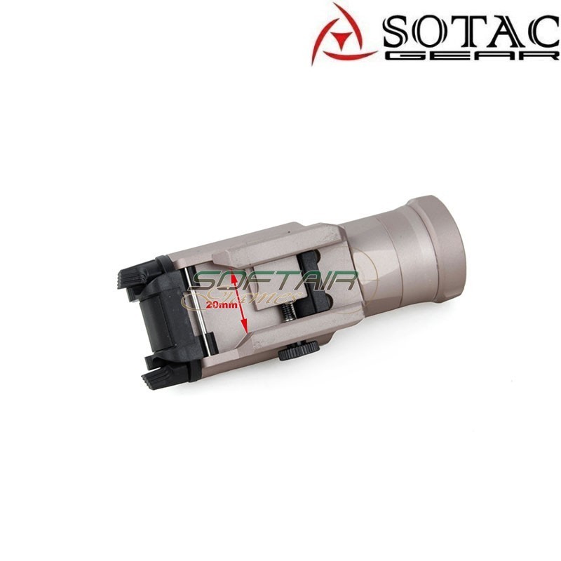 Flashlight XH35 DARK EARTH Sotac Gear (sg-sd-072-de)
