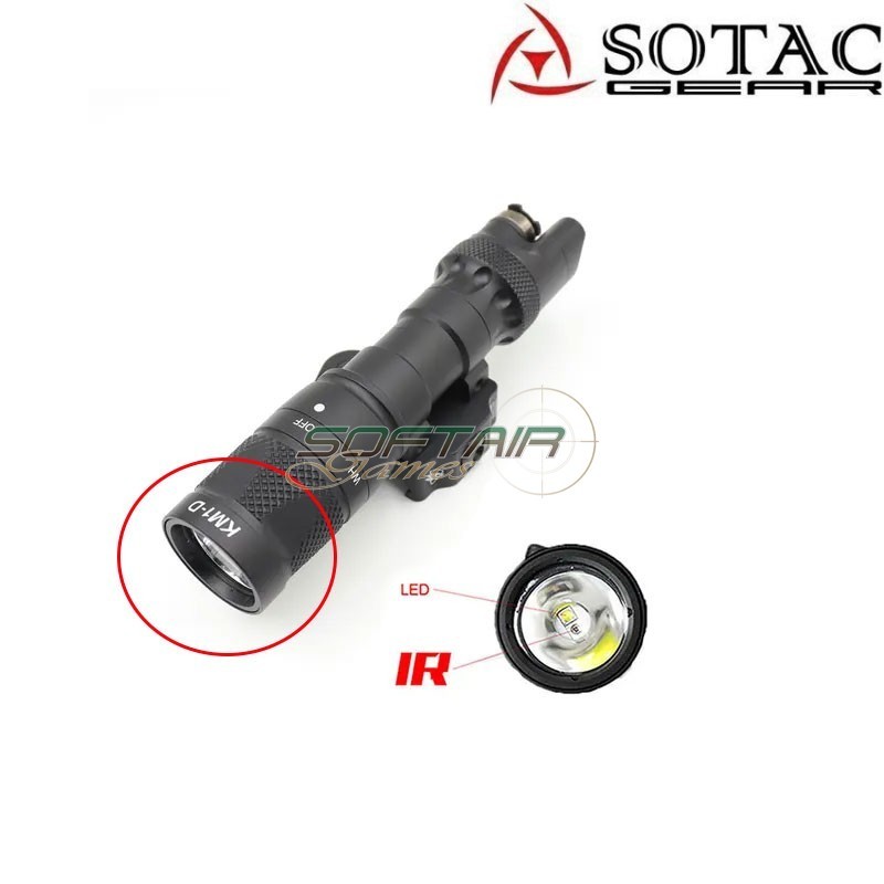 Torcia suref. style M323V+IR GREY Sotac Gear (sg-sd-086-m323v-ir-gy)