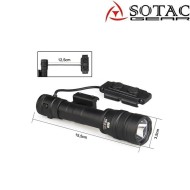 Flashlight CD Style REIN 1.0 Long DARK EARTH Sotac Gear (sg-sd-1113-de)